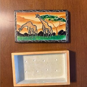 Handcrafted Giraffe Trinket Box